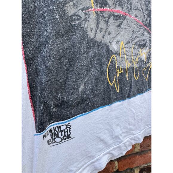 1989 Vintage New Kids On the Block Joe McIntyre Tee Size M - Picture 5 of 6